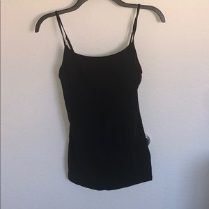 SIMPLE BLACK CAMI | LONG
